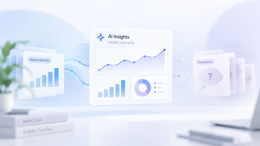 Page Pulse AI Insights showing measured data and assumptions