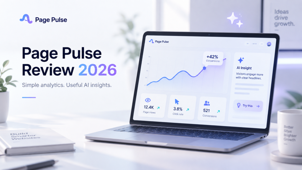 Page Pulse Review 2026 with analytics dashboard and AI insights