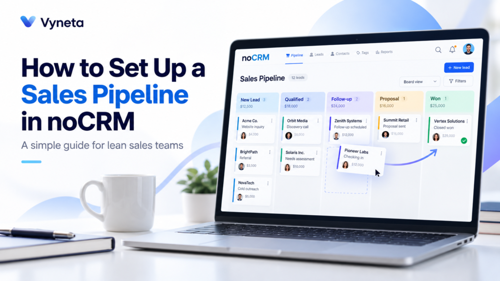 How to build a simple sales pipeline with noCRM